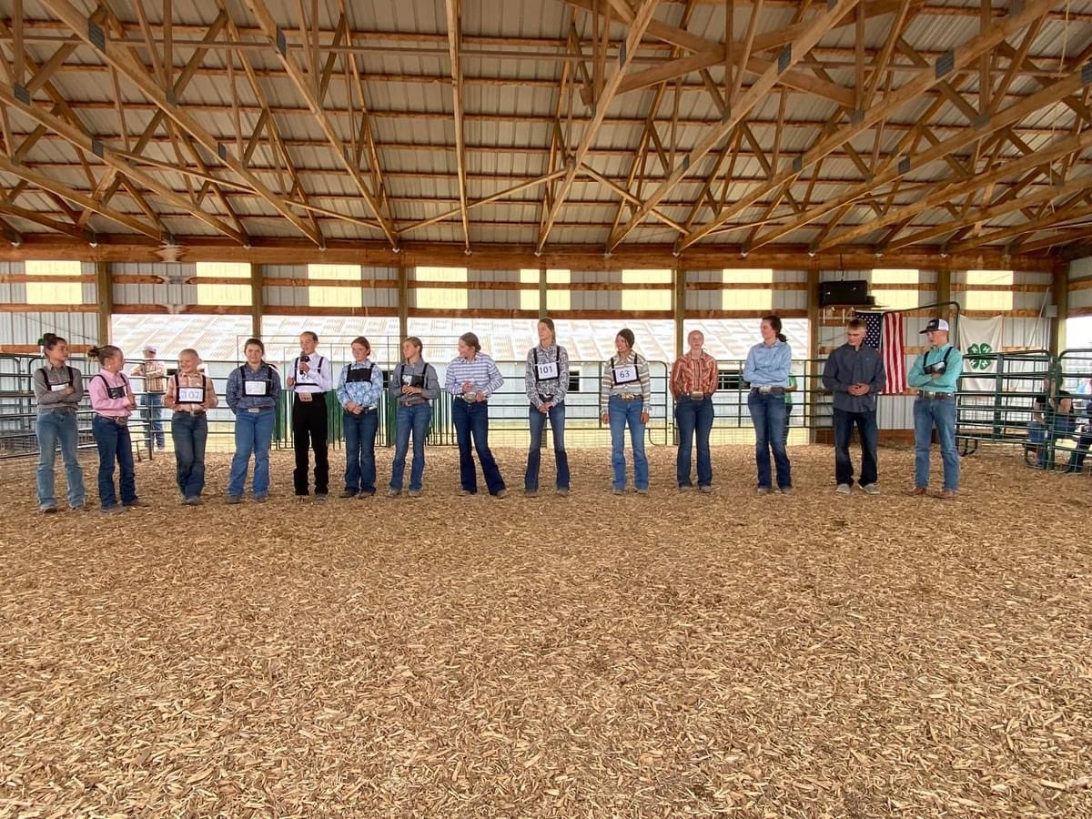  Large animal round robin competitors waiting to hear the results!